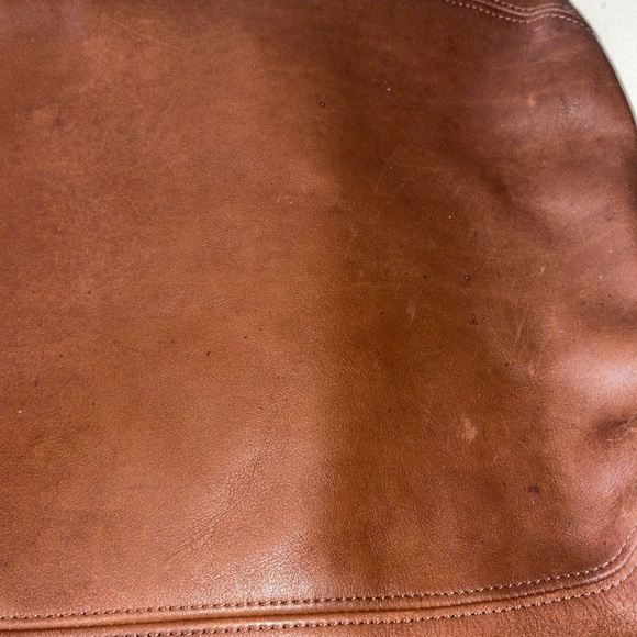 COACH VINTAGE DUFFLE SOHO XL Brown LEATHER BAG Authentication Papers - Picture 9 of 11